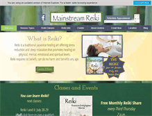 Tablet Screenshot of mainstreamreiki.com